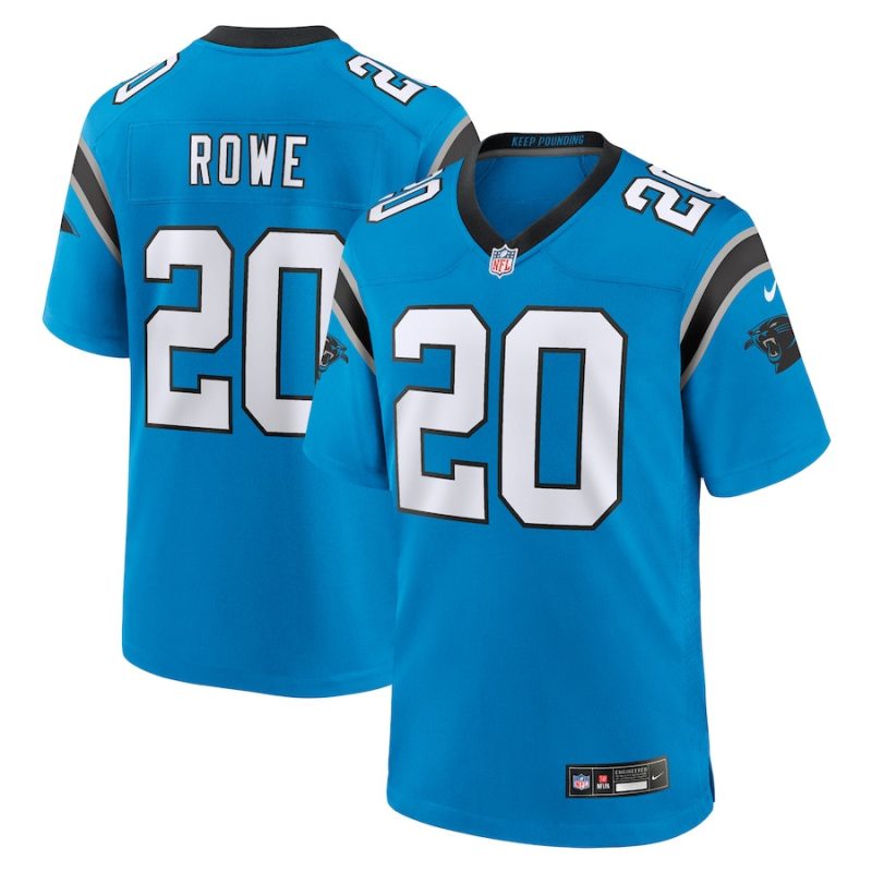 eric rowe 20 carolina panthers mens alternate game jersey blue