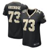 ethan greenidge 73 new orleans saints womens game jersey black