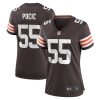 ethan pocic 55 cleveland browns womens game jersey brown