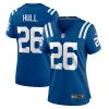 evan hull 26 indianapolis colts women team game jersey royal