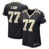 forrest lamp 77 new orleans saints womens game jersey black