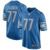 frank ragnow 77 detroit lions men game jersey blue