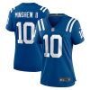 gardner minshew ii 10 indianapolis colts women game jersey royal