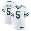 garrett wilson 5 new york jets alternate game men jersey white