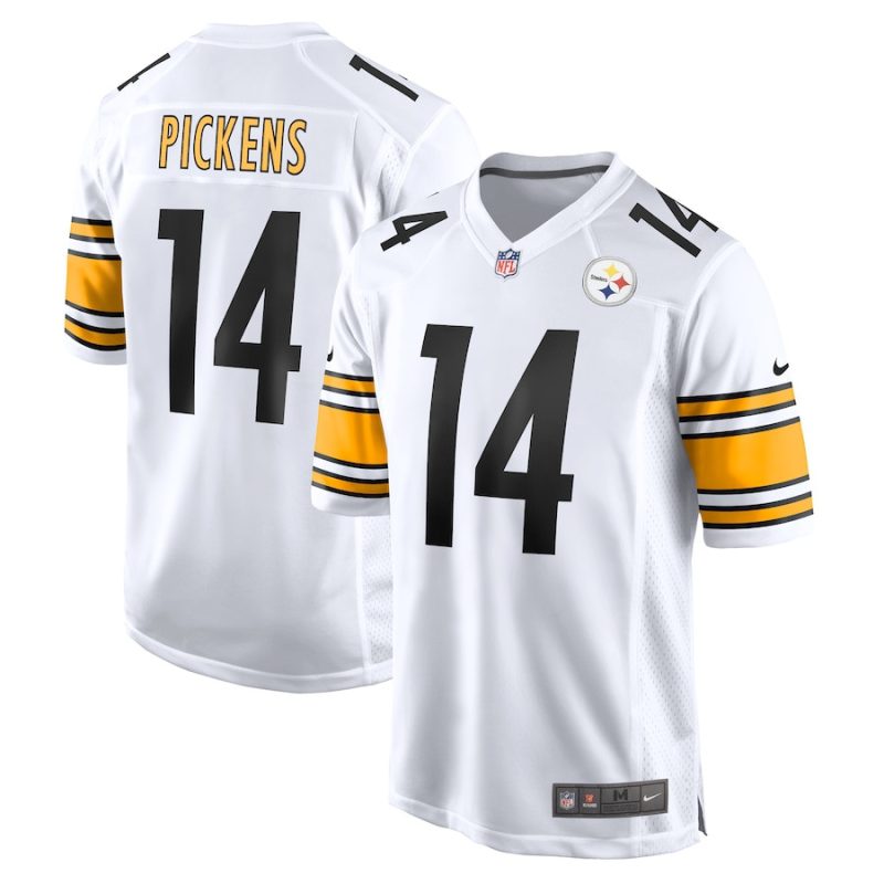 george pickens 14 pittsburgh steelers men game jersey white