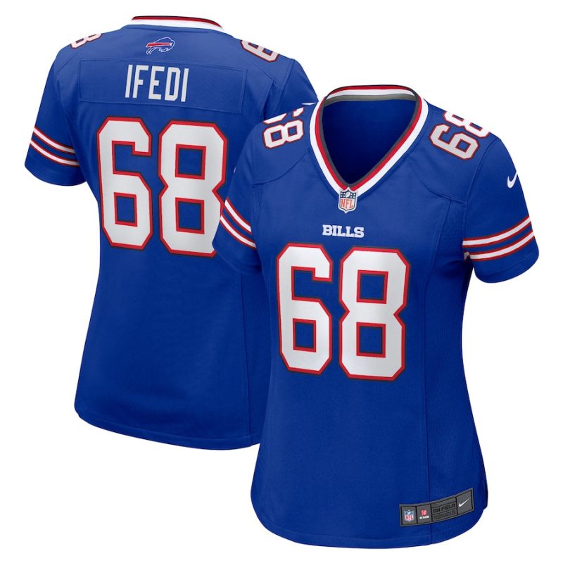 germain ifedi 68 buffalo bills women team game jersey royal