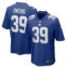 gervarrius owens 39 new york giants men team game jersey royal