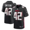 godwin igwebuike 42 atlanta falcons men game jersey black