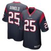 grayland arnold 25 houston texans men team game jersey navy