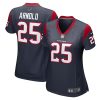 grayland arnold 25 houston texans women team game jersey navy