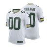 green bay packers custom away men limited jersey white