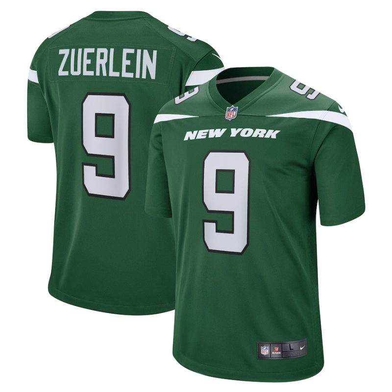 greg zuerlein 9 new york jets men team game jersey gotham green