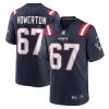 hayden howerton 67 new england patriots game men jersey navy