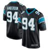 henry anderson 94 carolina panthers mens game jersey black