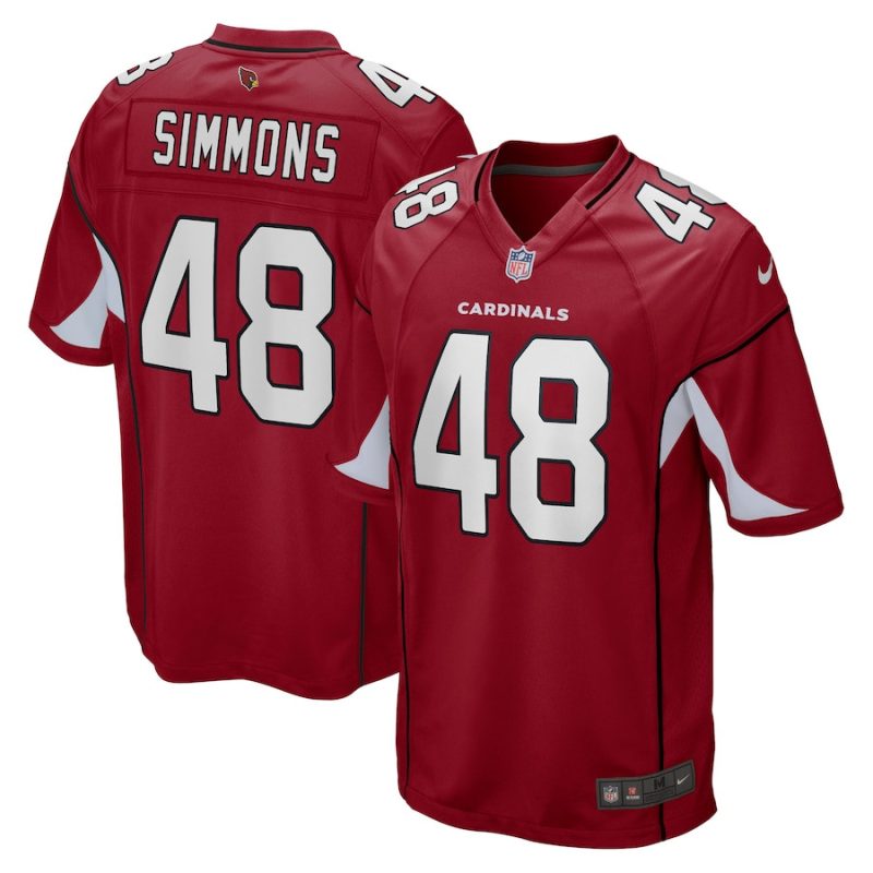 isaiah simmons 48 arizona cardinals men game jersey cardinal