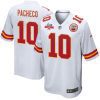 isiah pacheco 10 kansas city chiefs super bowl lvii champions 3 stars men game jersey white