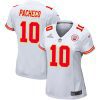 isiah pacheco 10 kansas city chiefs super bowl lviii patch game women jersey white