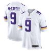 j j mccarthy 9 minnesota vikings game men jersey white