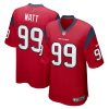 j j watt 99 houston texans men retired alternate game jersey red