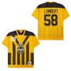 jack lambert 58 pittsburgh steelers retro throwback legacy men jersey black yellow