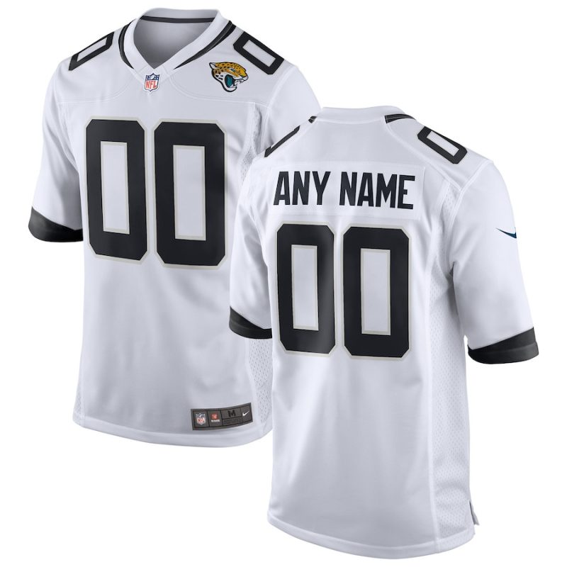 jacksonville jaguars custom youth game jersey white