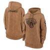 jacksonville jaguars womens 2023 salute to service pullover hoodie brown