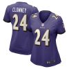 jadeveon clowney 24 baltimore ravens women game jersey purple