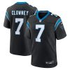 jadeveon clowney 7 carolina panthers game men jersey black