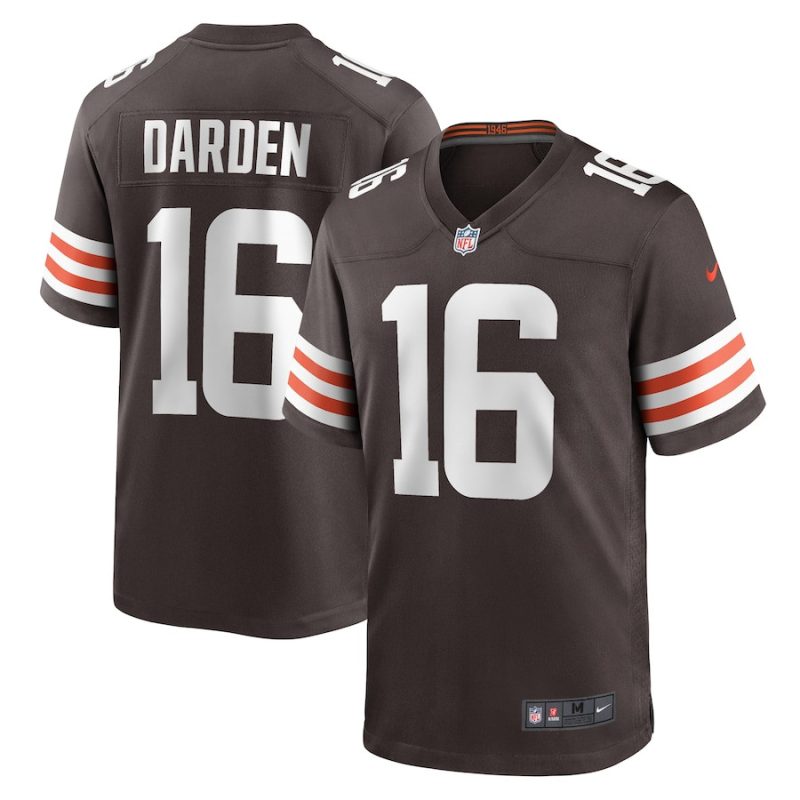 jaelon darden 16 cleveland browns mens team game jersey brown