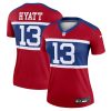 jalin hyatt 13 new york giants womens alternate legend player jersey century red