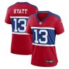 jalin hyatt 13 new york giants womens alternate player game jersey century red