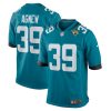 jamal agnew 39 jacksonville jaguars mens game jersey teal