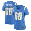 jamaree salyer 68 los angeles chargers women game jersey powder blue