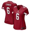 james conner 6 arizona cardinals women game jersey cardinal