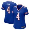 james cook 4 buffalo bills women game jersey royal