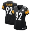 james harrison 92 pittsburgh steelers women retired game jersey black