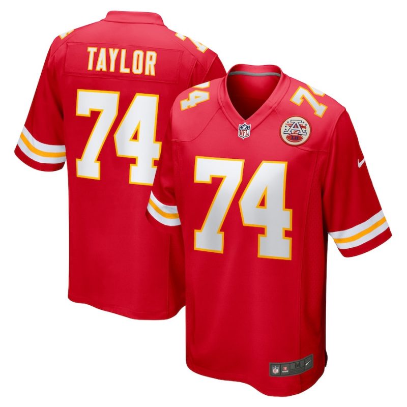 jawaan taylor 74 kansas city chiefs men game jersey red