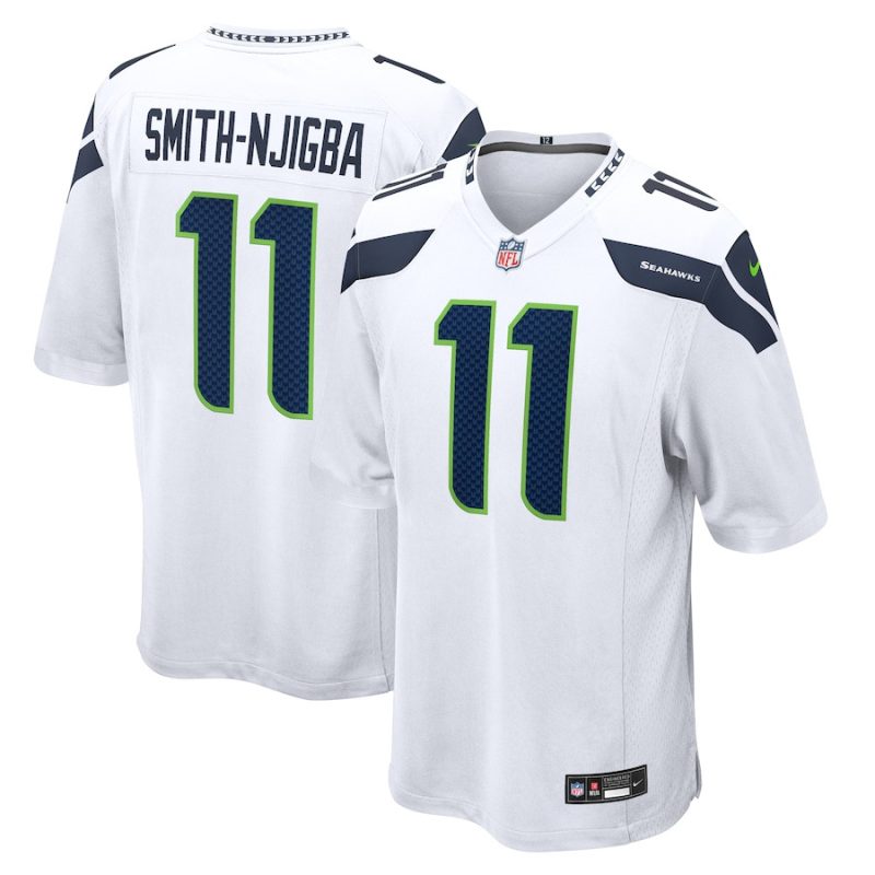 jaxon smith njigba 11 seattle seahawks men away game jersey white