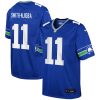 jaxon smith njigba 11 seattle seahawks youth game jersey royal