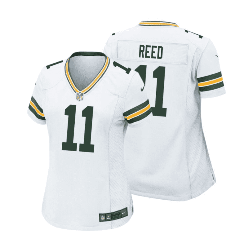 jayden reed 11 green bay packers women away game jersey white