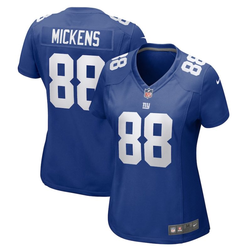 jaydon mickens 88 new york giants women team game jersey royal