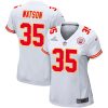 jaylen watson 35 kansas city chiefs super bowl lviii patch game women jersey white