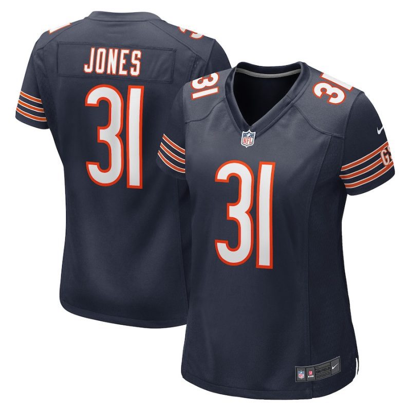 jaylon jones 31 new york giants women game jersey navy