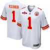 jerick mckinnon 1 kansas city chiefs afc champions patch game men jersey white