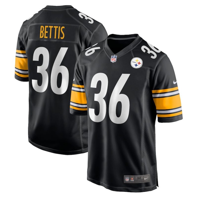 jerome bettis 36 pittsburgh steelers mens game player jersey black