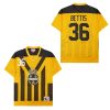 jerome bettis 36 pittsburgh steelers retro throwback legacy men jersey black yellow