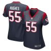 jerry hughes 55 houston texans women game jersey navy