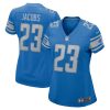 jerry jacobs 23 detroit lions women team game jersey blue