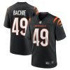 joe bachie 49 cincinnati bengals mens game jersey black