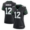 joe namath 12 new york jets alternate game jersey women black